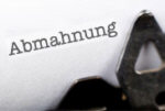 abmahnung